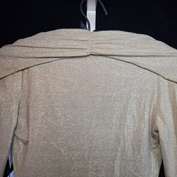 NWT GOLDSIGN Hilda Bodysuit in Gold Lurex M - Picture 7 of 15